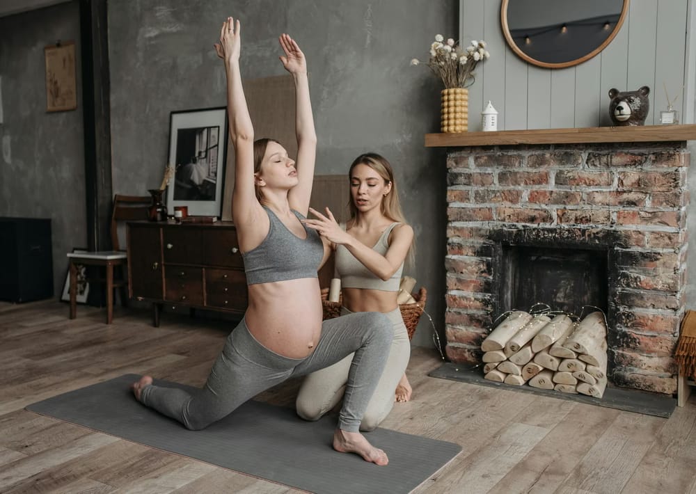 A-Woman-Doing-Pelvic-Exercise-At-Home-Safe Workout Plans for New Moms You Should Know