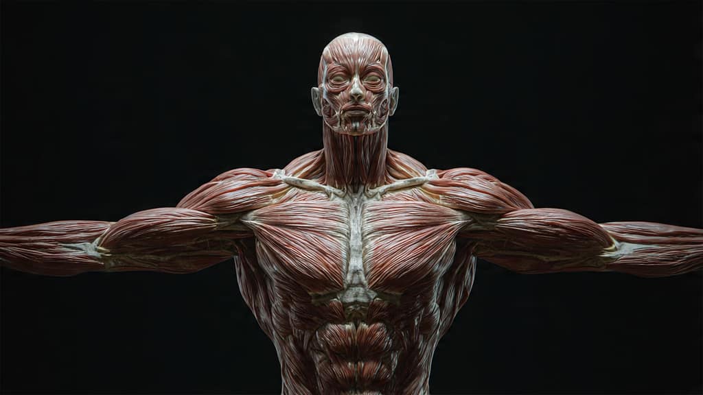 An image of the upper human male muscles-The Hidden Truth About Muscle Growth