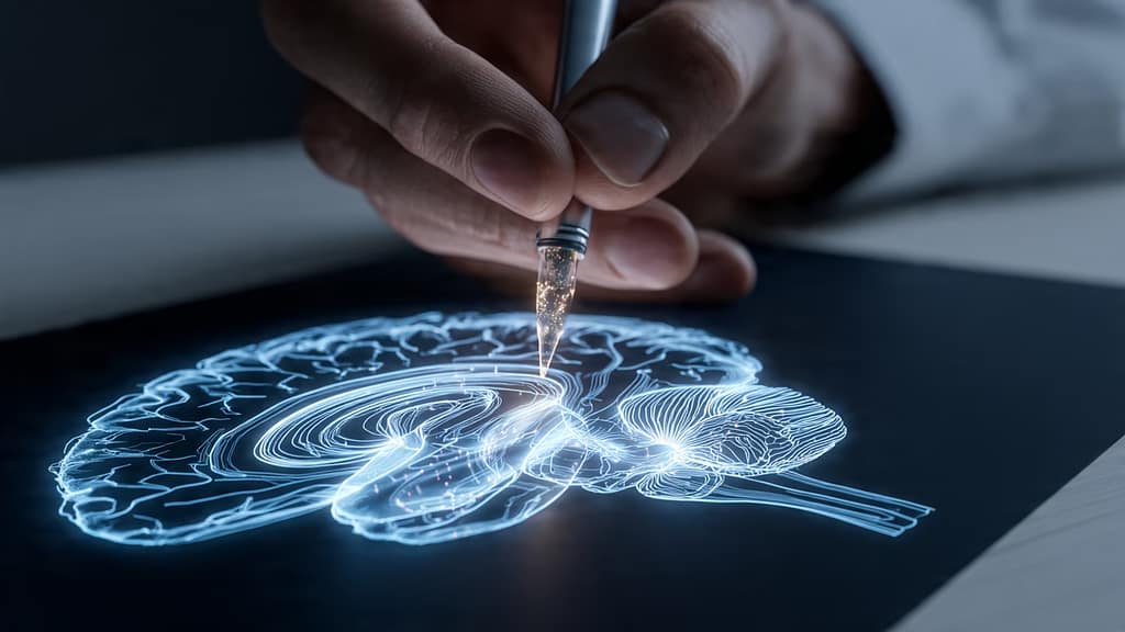 A person writing on a diagram of a human brain-Did You Know Journaling Boots Cognitive Performance?