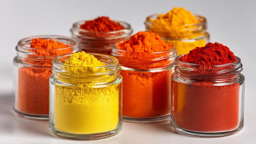 Synthetic food coloring powder in bottles-E-Number Food Color Additives You Should Know About