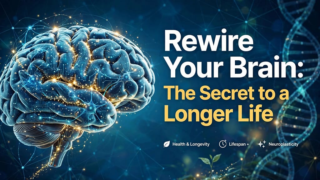 An Image of the Human Brain-Rewire Your Brain: The Secret to a Longer Life