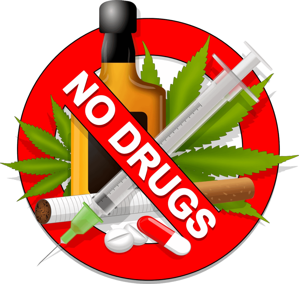 no drugs, sign-How Healthy Habits Make You Live Happier and Longer