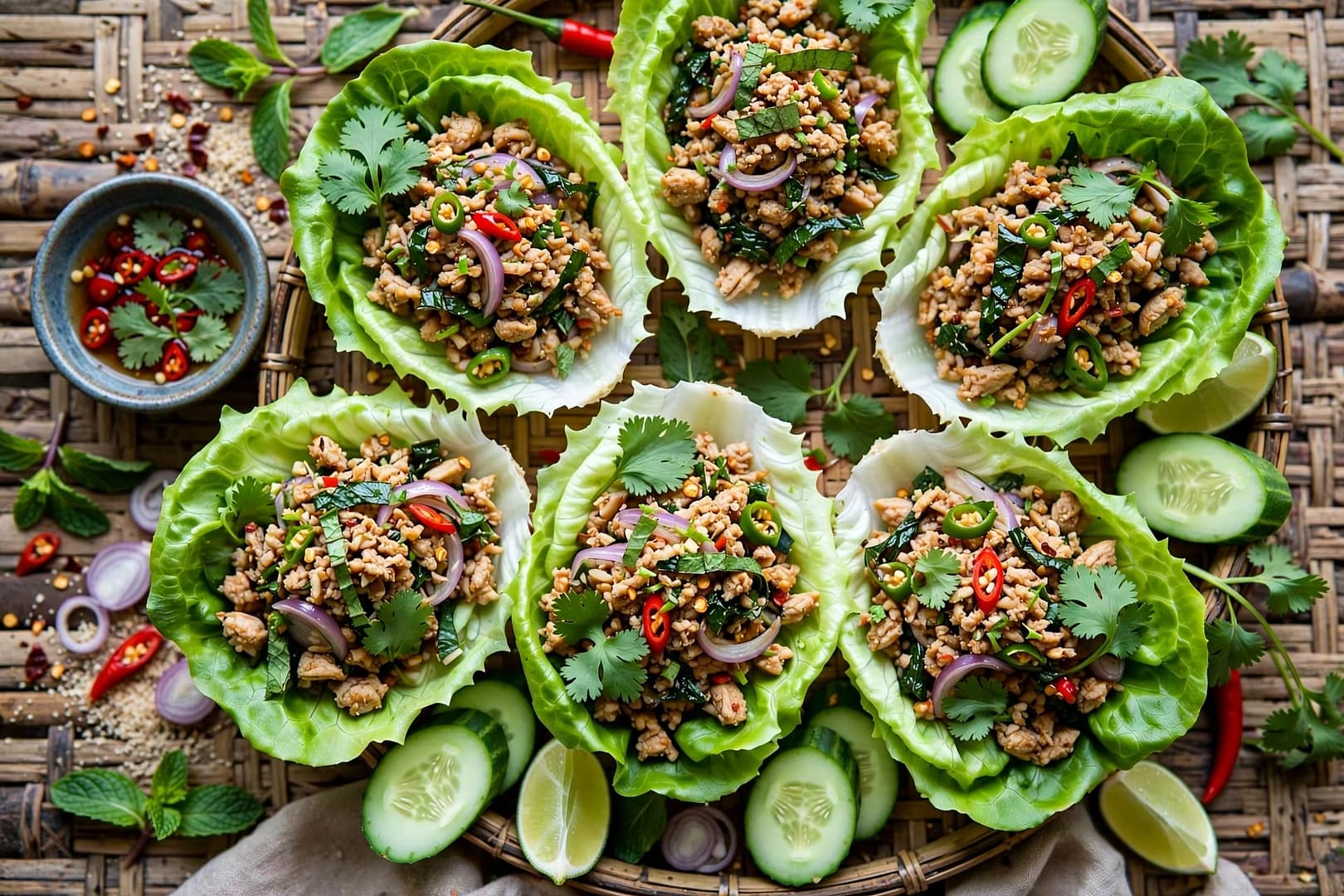 Images of Thai basil chicken laab-10 Guilt-Free, Flavor-Loaded Healthy Recipes That Actually Keep You Full